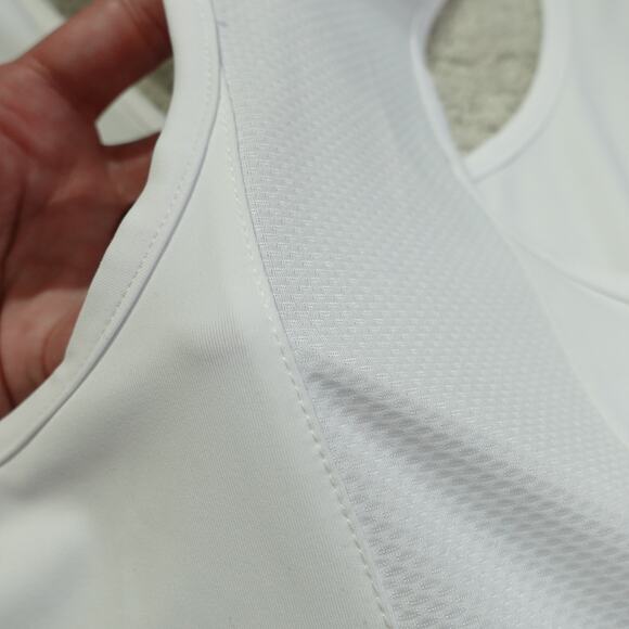 NWT Prince Womens Tennis Pickleball Match Dress with Racerback Pure White Size L - Picture 7 of 7